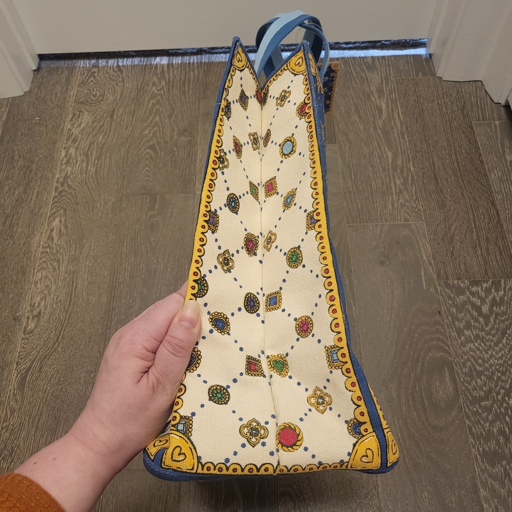 Brighton Colorful Glittering Heart Tote Bag New with Tags - Picture 6 of 16